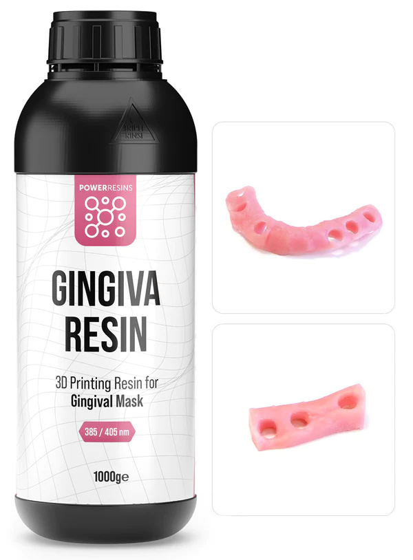 Résine gingival